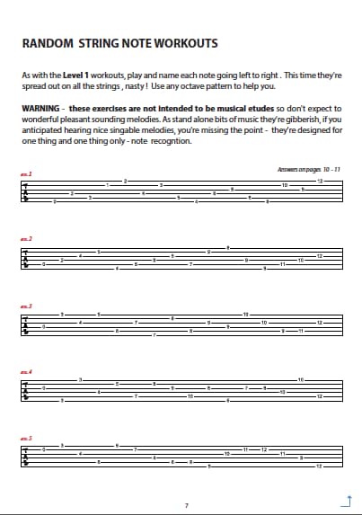Guitar Factory School p7 necknav2a Neck Navigation lev 2 p7 note workouts